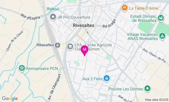 Localisation Mtre Lavabre Clémence