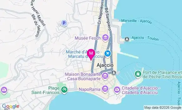 Localisation Mtre Battesti Poggi Céline