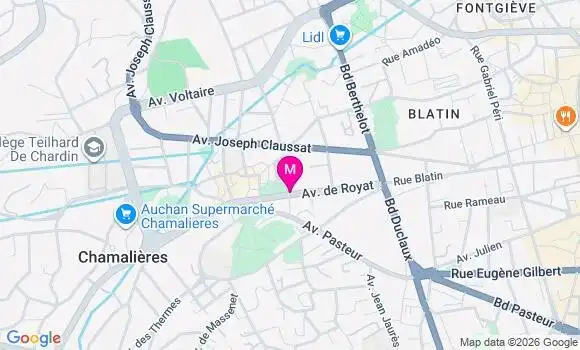 Localisation Mtre Besson Lucile