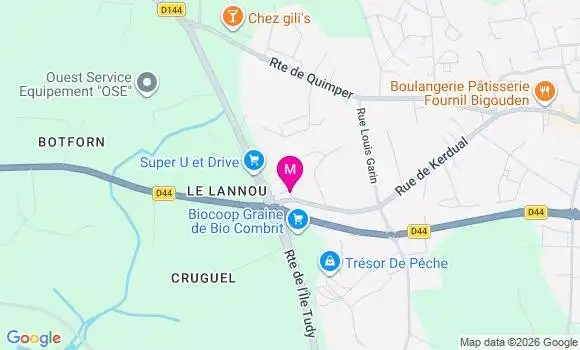 Localisation Mtre Le Treut Marine