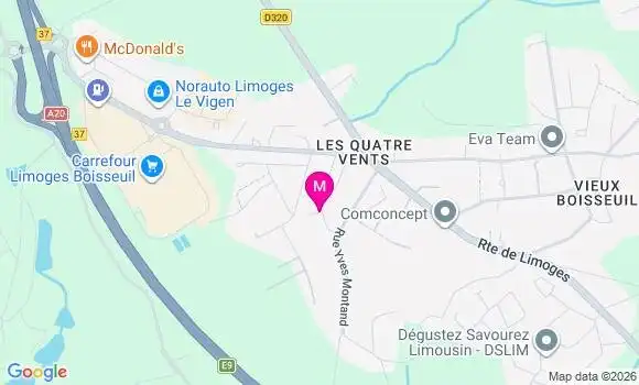 Localisation Mtre Chevalier Alexandra