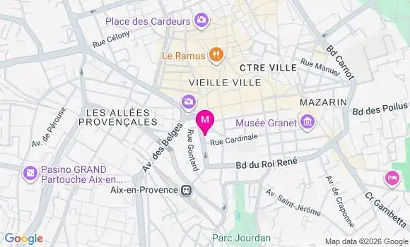 Localisation Mtre Izoard Cézanne Marie Caroline