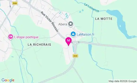 Localisation Mtre Blanchard Corinne
