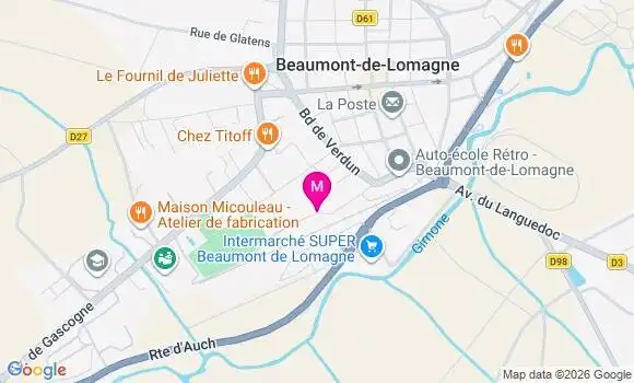 Localisation Mtre Laporte Fray Karine