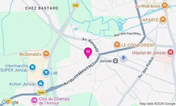Localisation Mtre Chambeaud Fanny