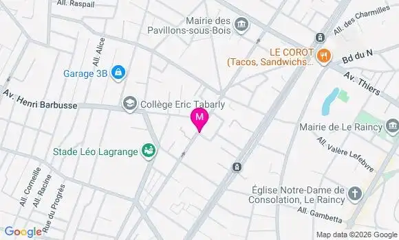 Localisation Mtre Seiler Pierre Louis