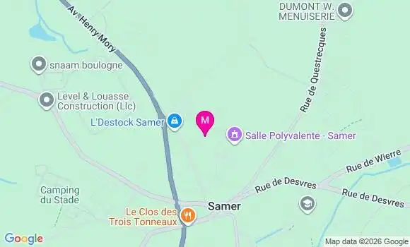 Localisation Mtre Pruvost Sandrine
