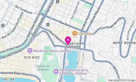 Localisation Mtre Ricci Julien