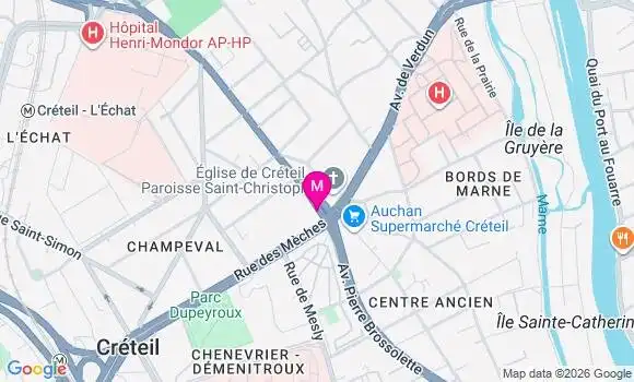Localisation Mtre Chayot François