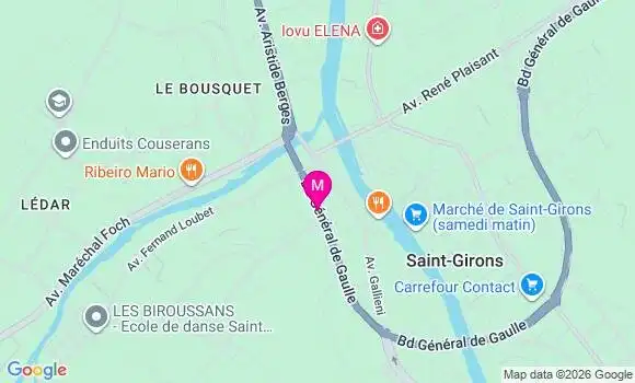 Localisation Mtre Cazaux Sandra