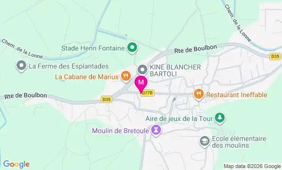 Localisation Mtre Candela Romain