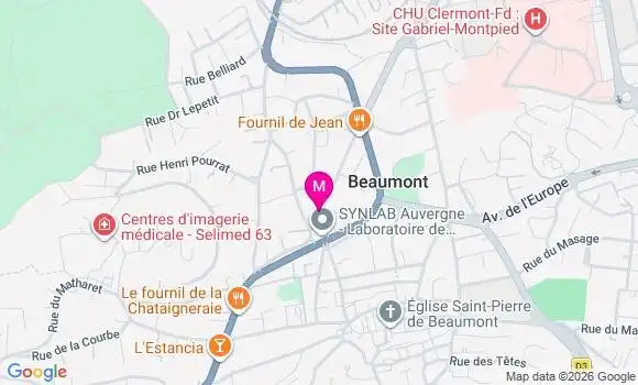 Localisation Mtre Dassaud Benjamin