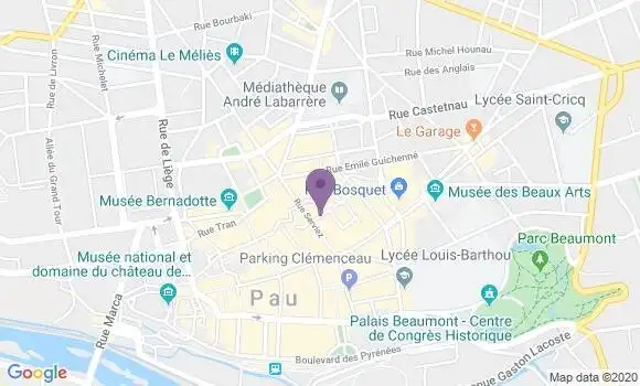 Localisation Mtre Loustalet François