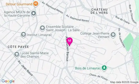 Localisation Mtre Chauvat Alice