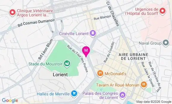 Localisation Mtre Pedron Marie Line