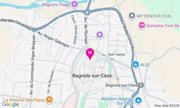 Localisation Mtre Reboul Leslie
