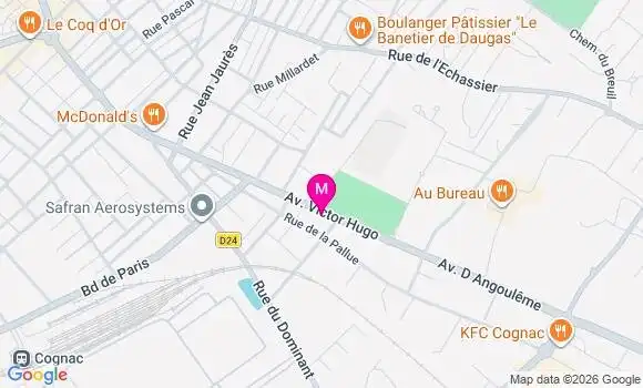 Localisation Mtre Roussey Adrien