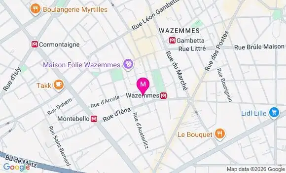 Localisation Mtre Bessot Caroline