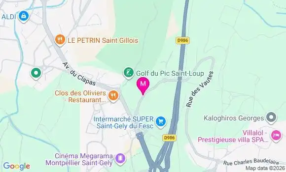 Localisation Mtre Andre Victoria