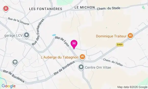 Localisation Mtre Kauffmann Clémence