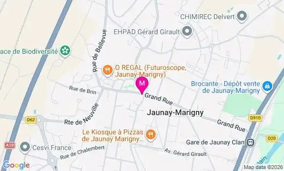 Localisation Mtre Deschatres Elsa