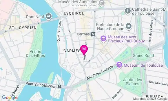 Localisation Mtre Cazenave Sylvie