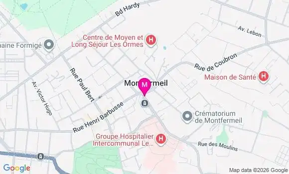 Localisation Mtre Leite Frédéric