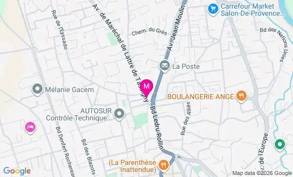 Localisation Mtre Boideau Axelle