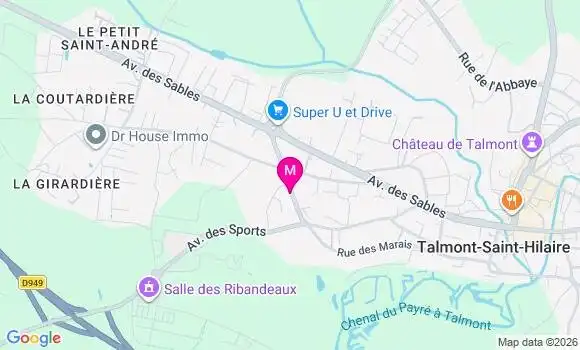 Localisation Mtre Lepinay Ingrid