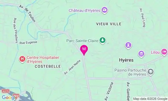 Localisation Mtre Carcopino Tusoli Charles Edouard