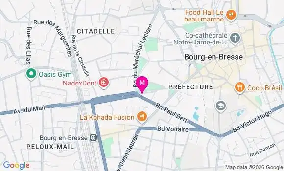 Localisation Mtre Guillot Laurianne