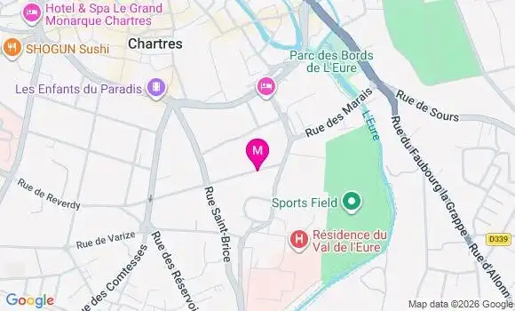 Localisation Mtre Coudière Vianney