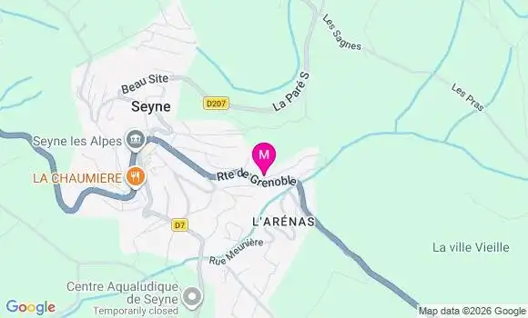 Localisation Mtre Reybaud Nans