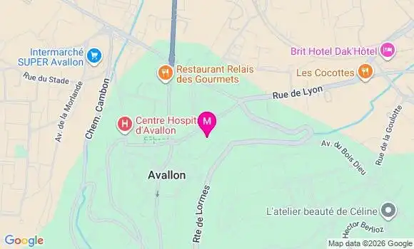 Localisation Mtre Gauthier Emilie