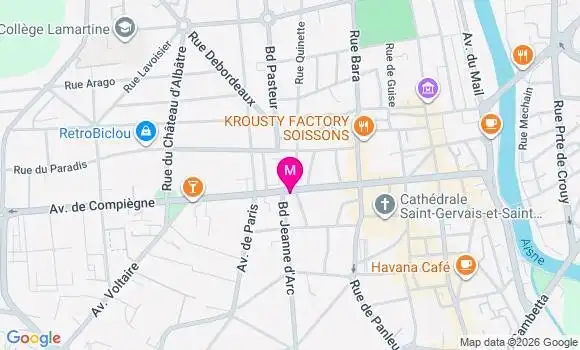 Localisation Mtre Kling Dabremont Ingrid