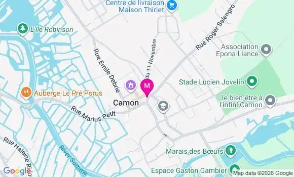 Localisation Mtre Belanger Lucile