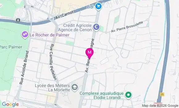 Localisation Mtre Delmas Saint Hilaire Marie