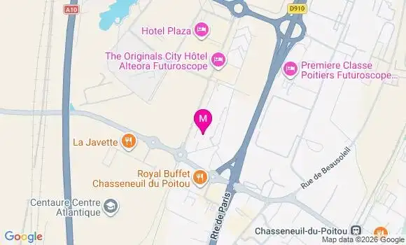 Localisation Mtre David Hugo