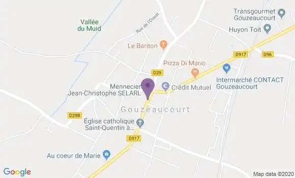 Localisation Mtre Mennecier Jean Christophe