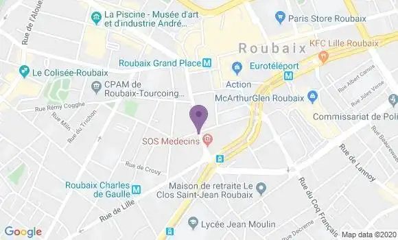 Localisation Mtre Prouvost Claude