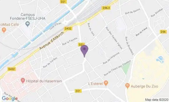 Localisation Mtre Girod Jean Luc