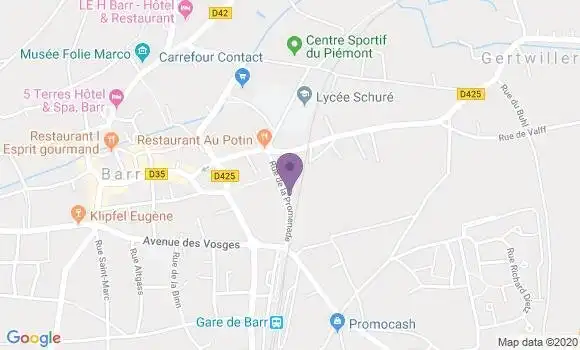 Localisation Mtre Siegendaler Benoît