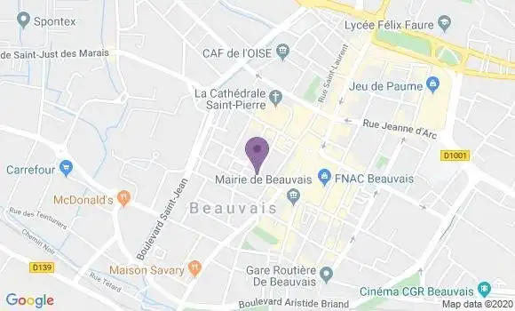 Localisation Mtre Allauzen François