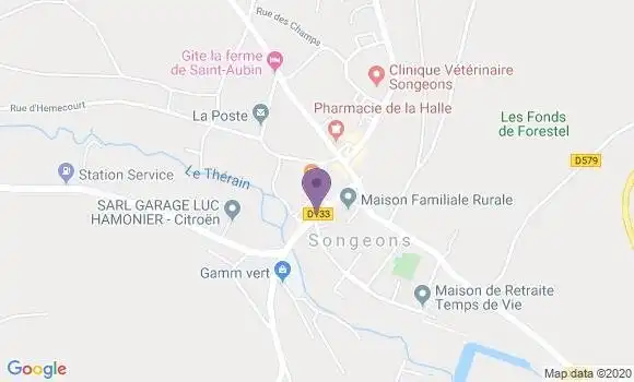 Localisation Mtre Dumars François