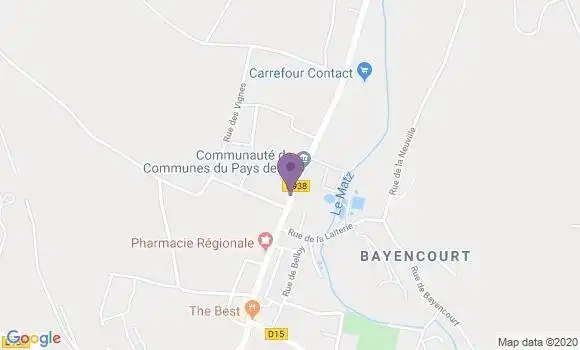 Localisation Mtre Ledoux Isabelle