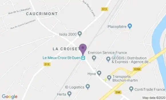 Localisation Mtre Merlin Ludovic