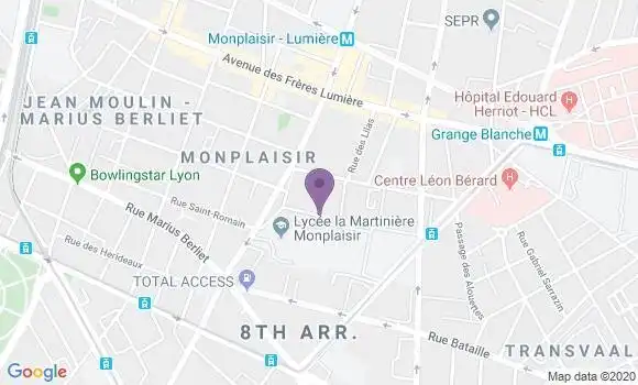 Localisation Mtre Langard Edith