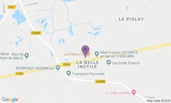 Localisation Mtre Lecomte Franck