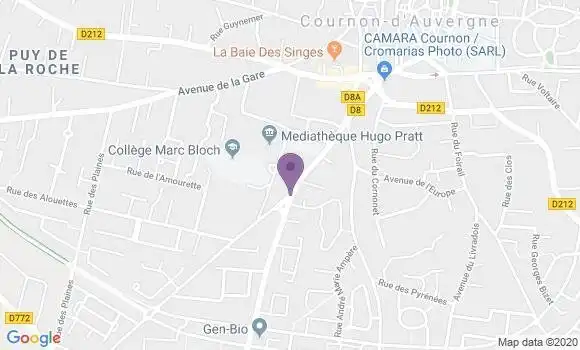 Localisation Mtre Jarry Bernard