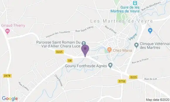 Localisation Mtre Gouny Fontfreyde Agnès